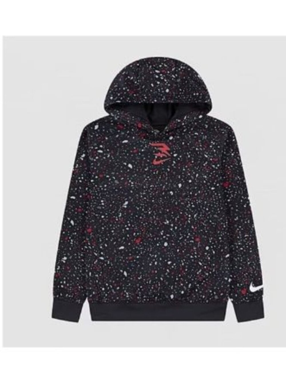 Nike 3BRAND Size M (10-12) Russell Wilson Boys Therma-FIT Paint Splatter Hoodie
